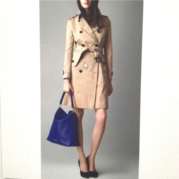 Burberry Pebbled Leather Cale Hobo Shoulder Bag - Picture 12 of 12